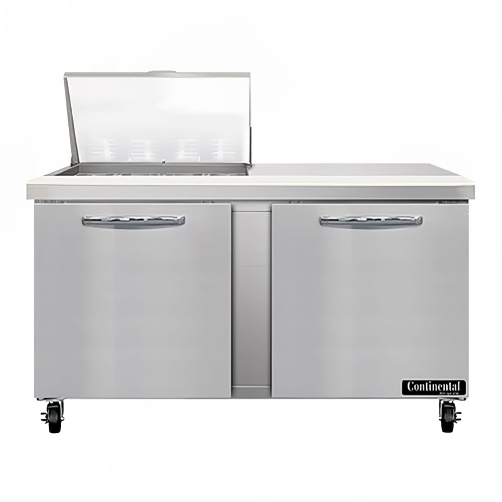 Continental SW60N12M 60" Sandwich/Salad Prep Table w/ Refrigerated Base, 115v