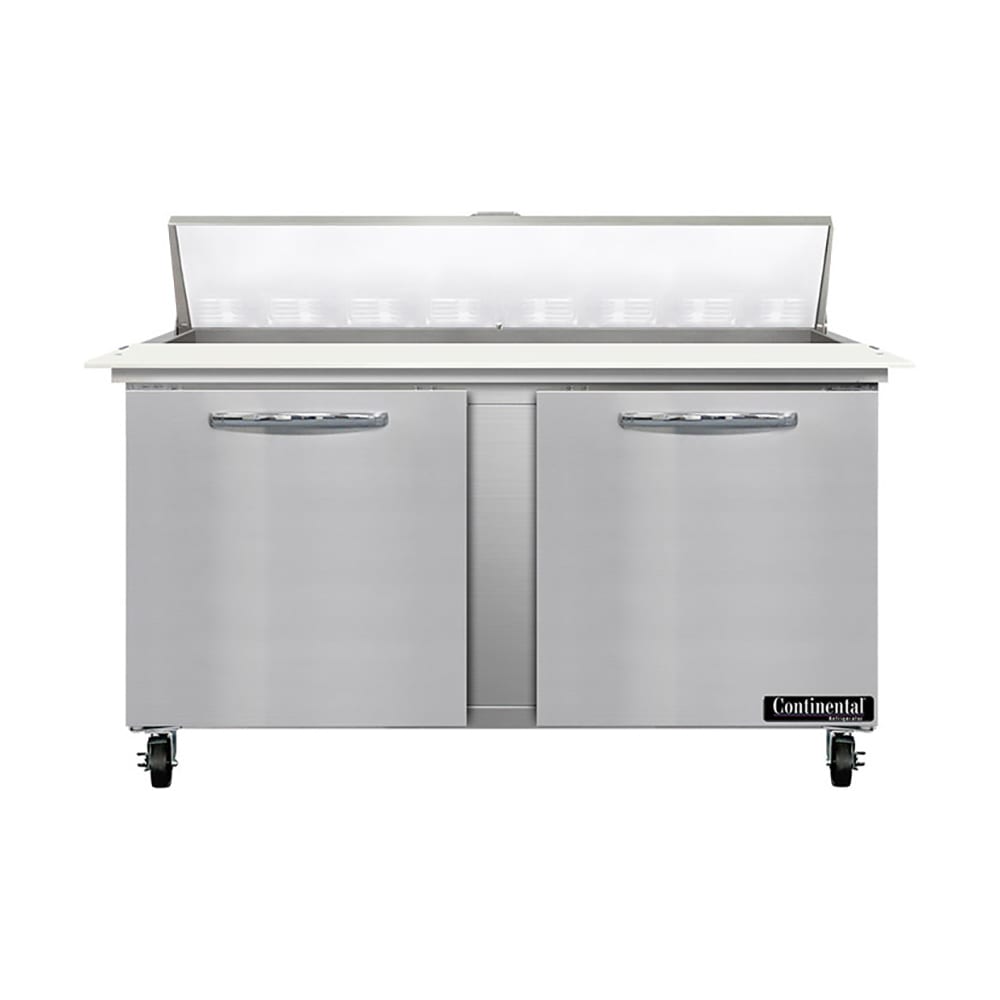 Continental SW60N16C 60" Sandwich/Salad Prep Table w/ Refrigerated Base, 115v