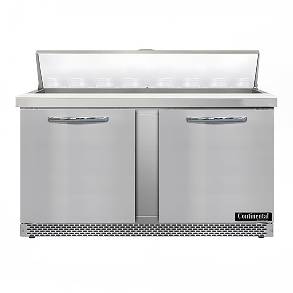 Continental SW60N16-FB 60" Sandwich/Salad Prep Table w/ Refrigerated Base, 115v