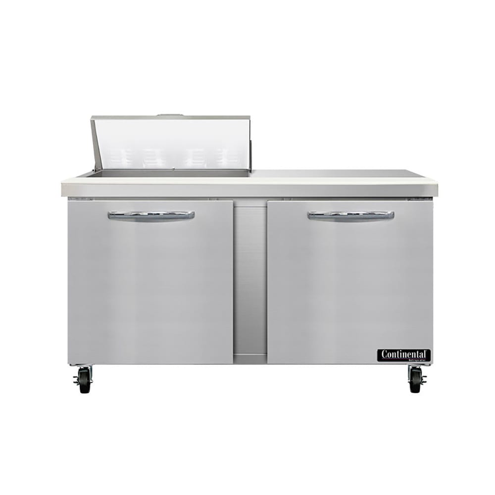 Continental SW60N8 60" Sandwich/Salad Prep Table w/ Refrigerated Base, 115v