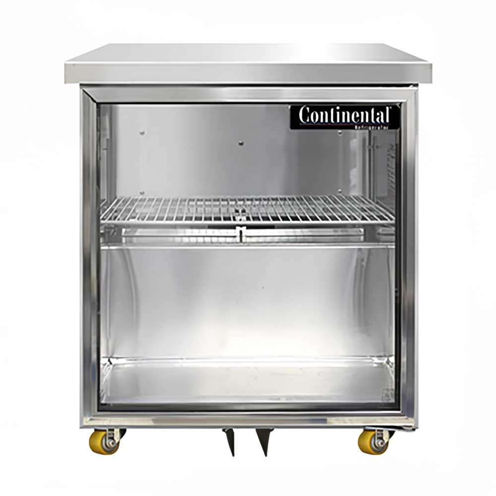 Continental SWF27NGD-U 27"W Undercounter Freezer w/ (1) Section & (1) Door, 115v