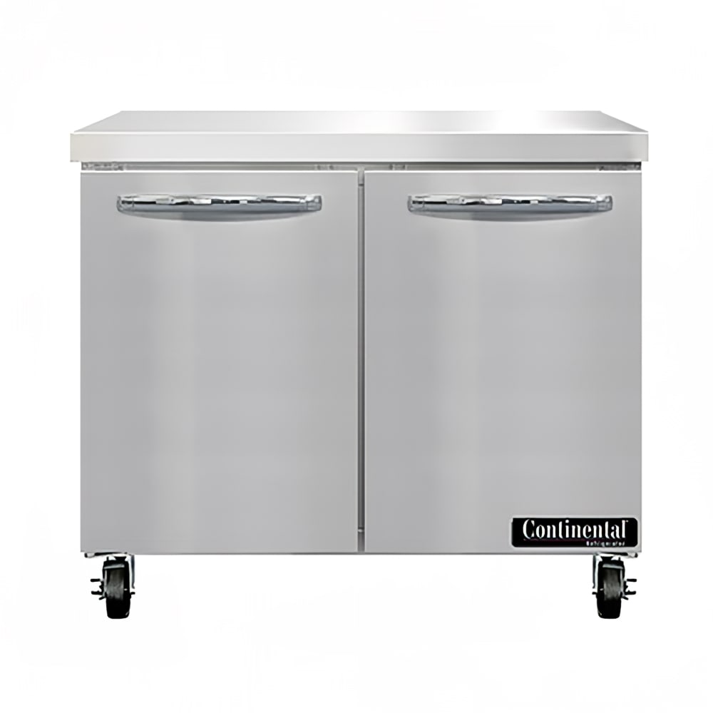 Continental SWF36N 36" W Worktop Freezer w/ (2) Sections & (2) Doors, 115v
