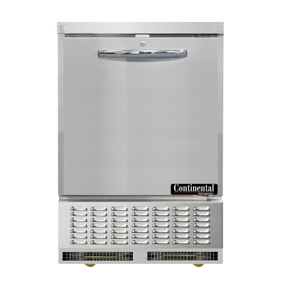 Continental UC24N 24" Undercounter Refrigerator w/ (1) Section & (1) Door, 115v