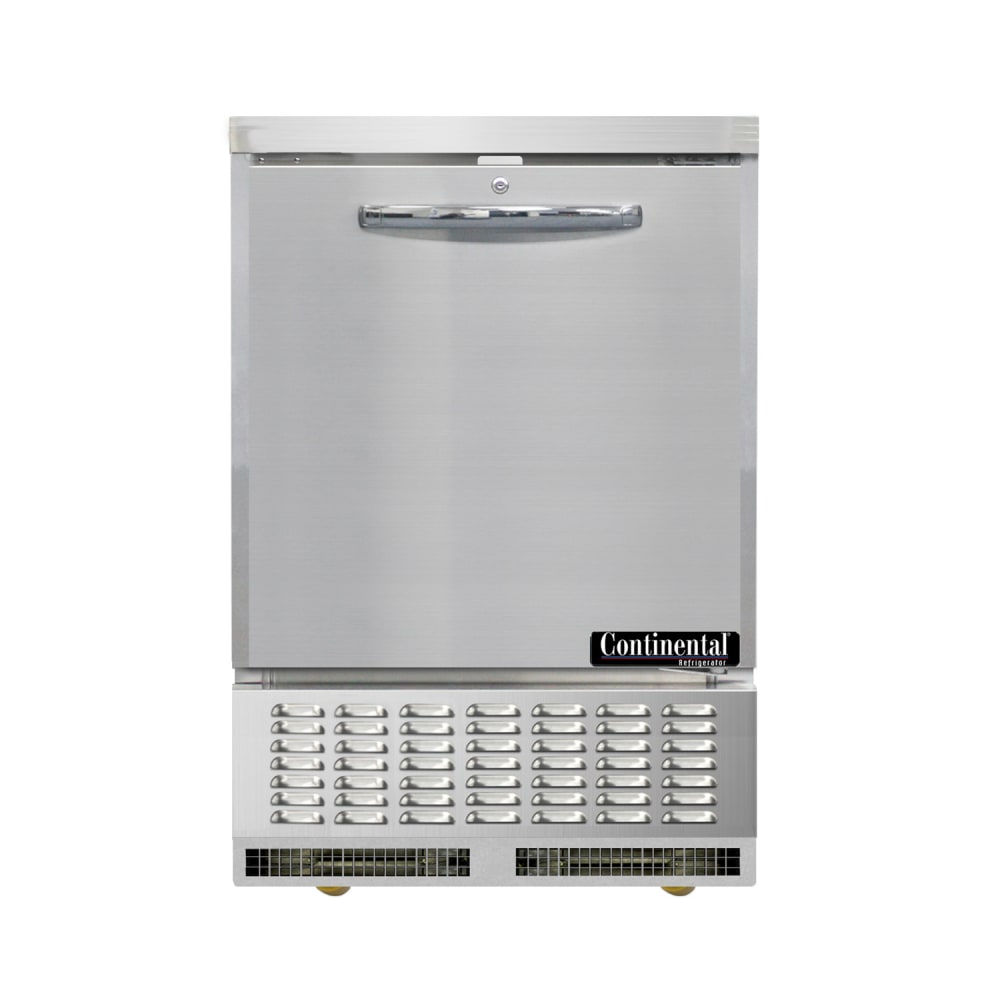 Continental UCF24N 24" Undercounter Freezer w/ (1) Section & (1) Door, 115v