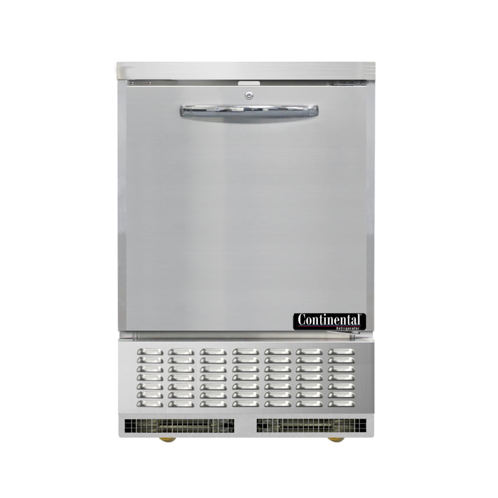 Continental UCF24SN 24" Undercounter Freezer w/ (1) Section & (1) Door, 115v