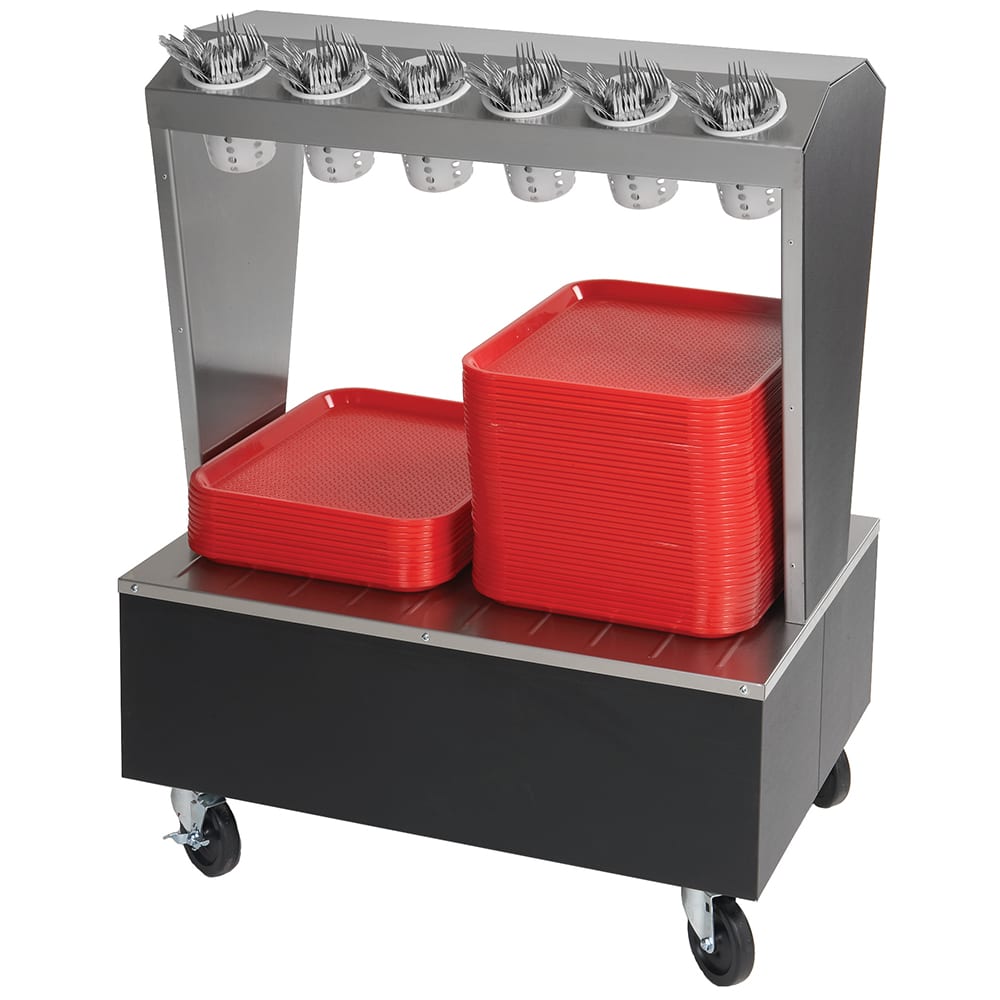 Advance Tabco BSWS-B Silverware Stand, Black