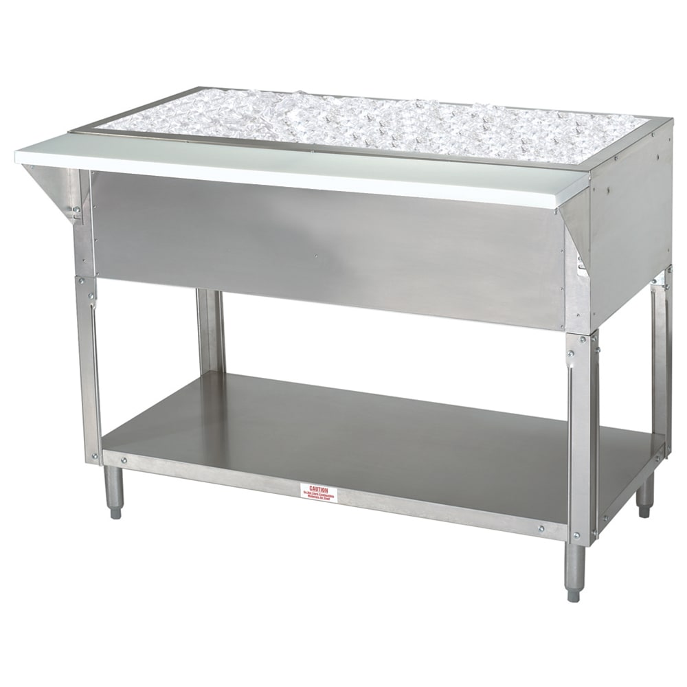 Advance Tabco CPU-2 31 13/16" Cold Food Bar - (2) Pan Capacity, Floor Model, Stainless Steel