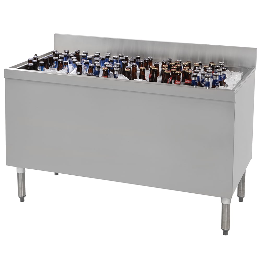 Advance Tabco CRBB-48 48" Ice Well Bottle Cooler - Holds (288) 12 oz Bottles, 115v
