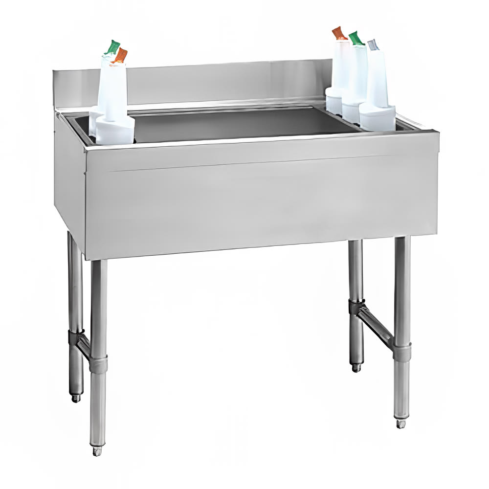 Advance Tabco CRI-12-24-7 24" Cocktail Unit w/ 100 lb Capacity Ice Bin, 21" Front-Back