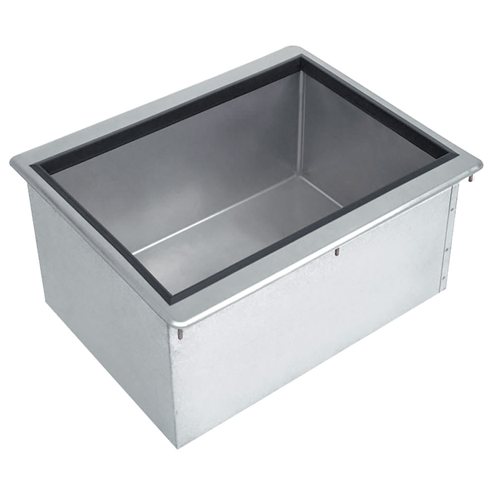 Advance Tabco D-12-IBL 18" x 12" Drop In Ice Bin w/ 23 lb Capacity - Insulated, Stainless