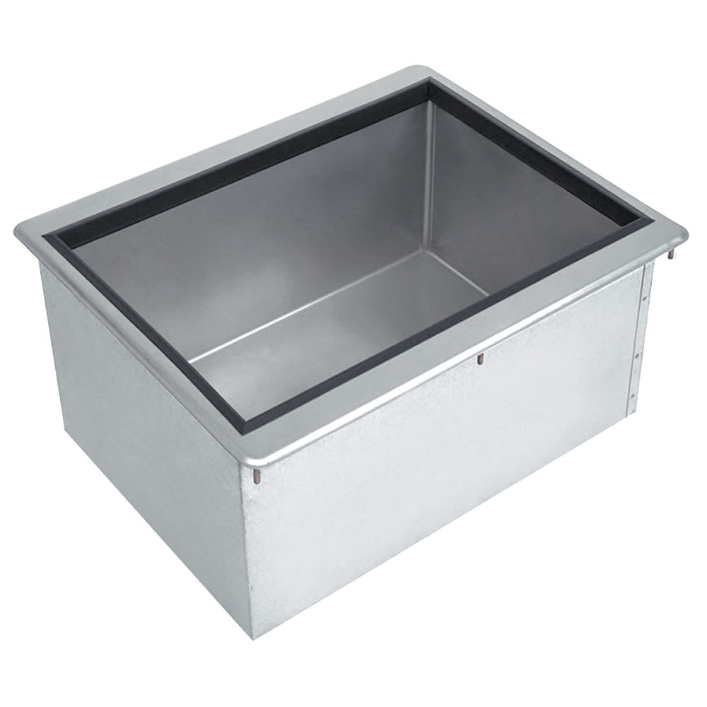 Advance Tabco D-24-IBL 21" x 18" Drop In Ice Bin w/ 50 lb Capacity - Insulated, Stainless