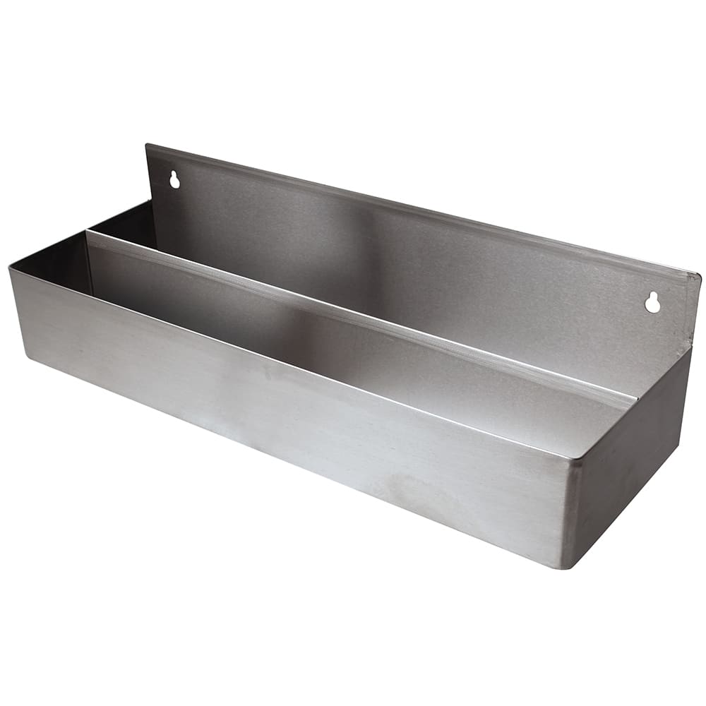 Advance Tabco DT-15 14" Double Speed Rail - Stainless