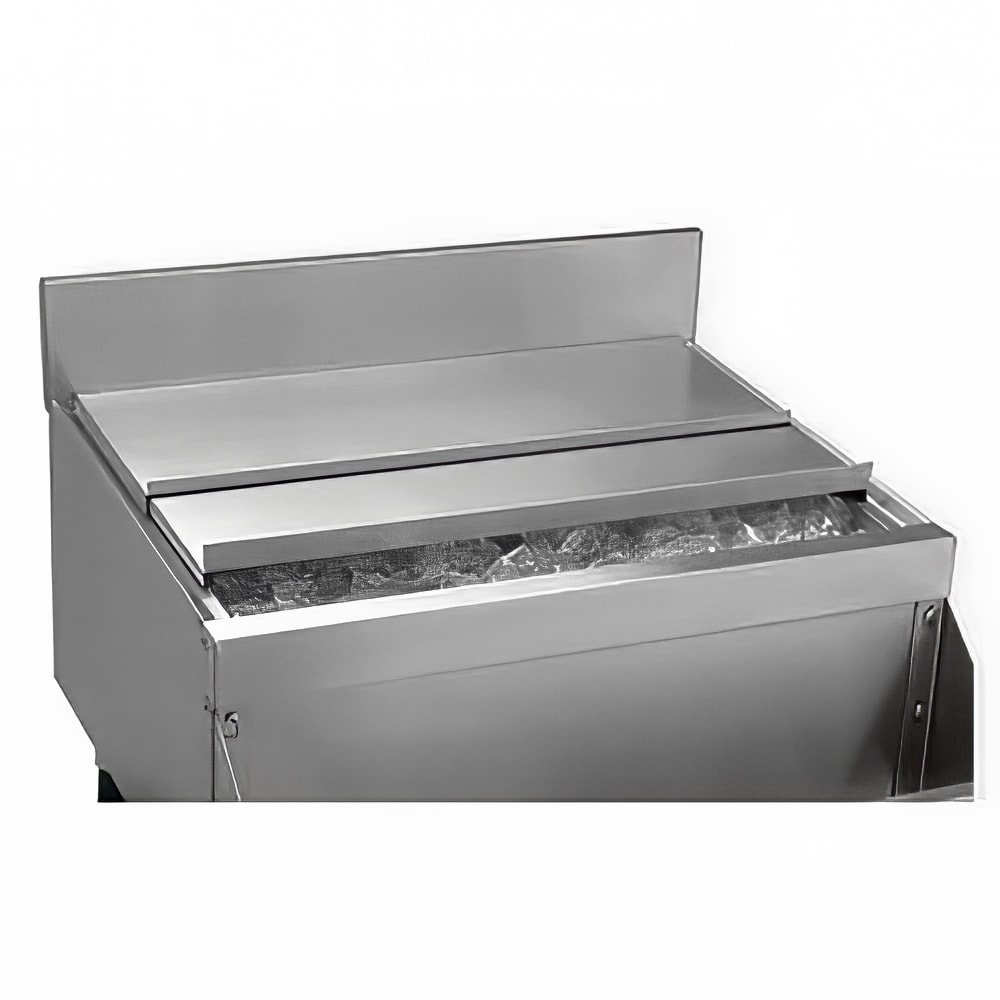 Advance Tabco PRA-SSC-24 Sliding Cover for 24" Ice Bin, 19" Series, Stainless