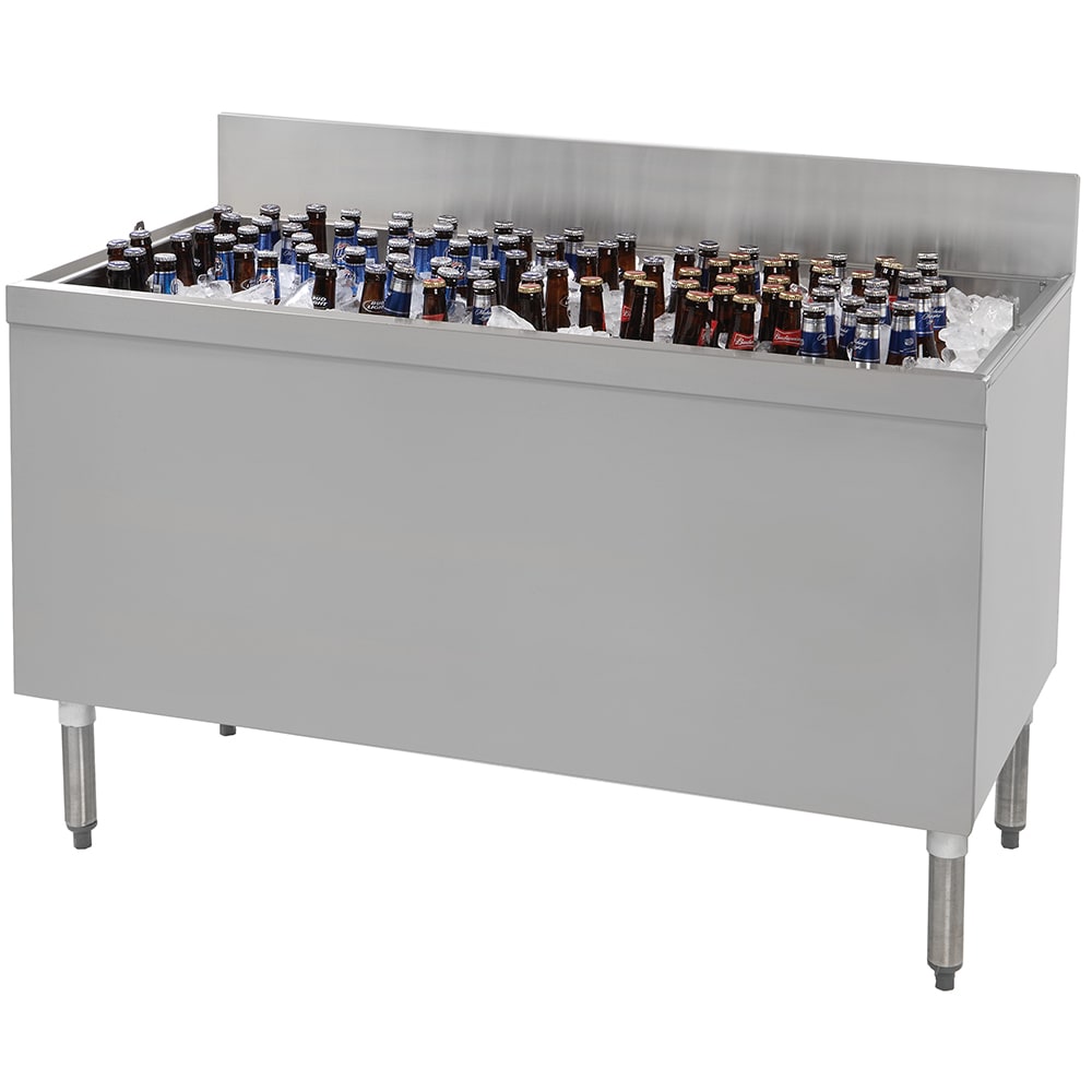 Advance Tabco PRBB-48 48" Ice Well Bottle Cooler - Holds (288) 12 oz Bottles