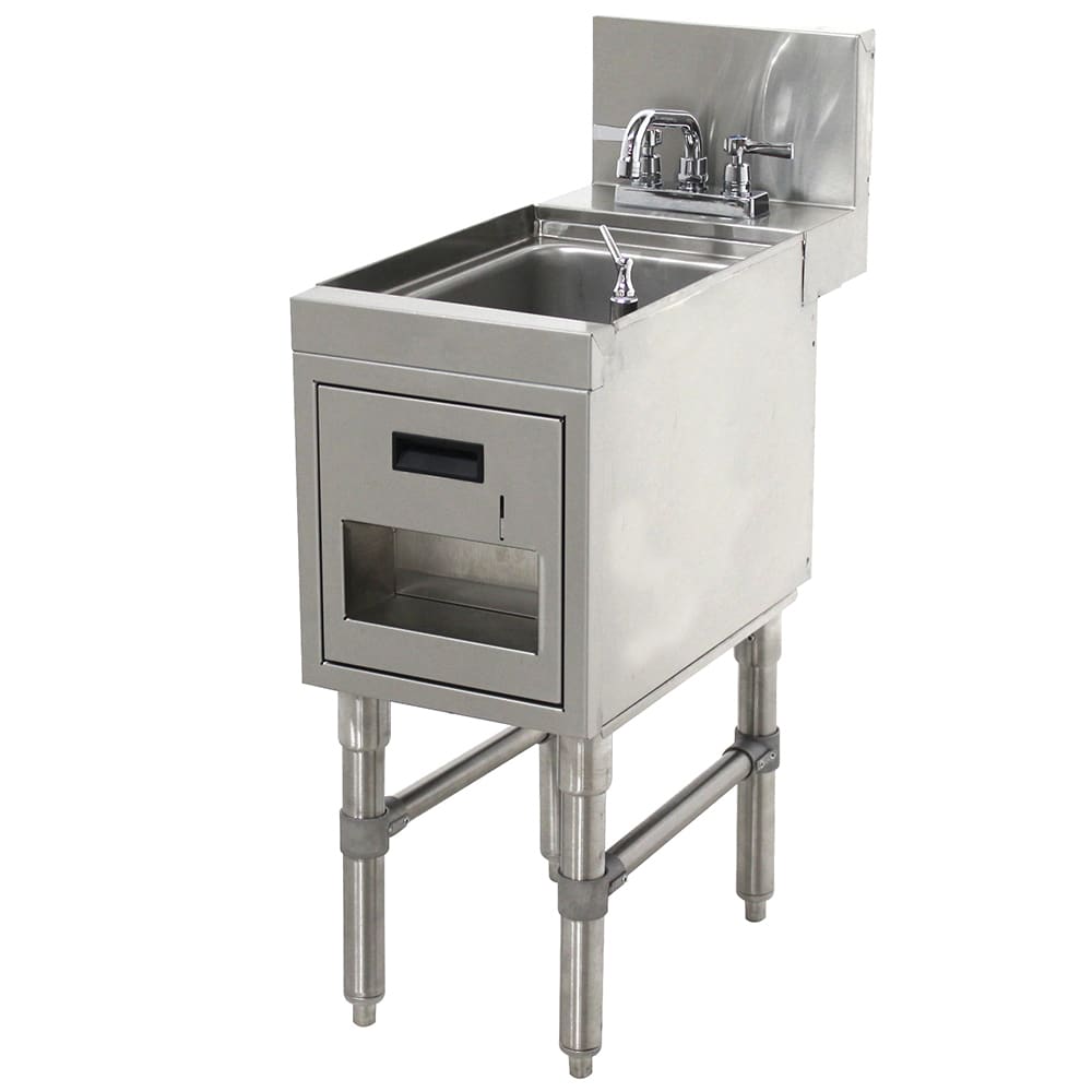 Advance Tabco PRHSST-24-12 Commercial Hand Sink w/ 9"L x 9"W x 4"D Bowl, Standard Faucet