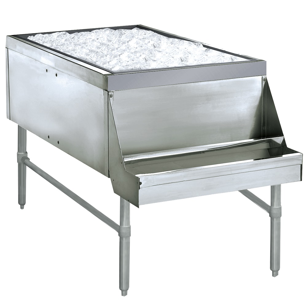 Advance Tabco PRPT-2442-10 42" x 24" Prestige Drop In Ice Bin w/ 175 lb Capacity - Stainless