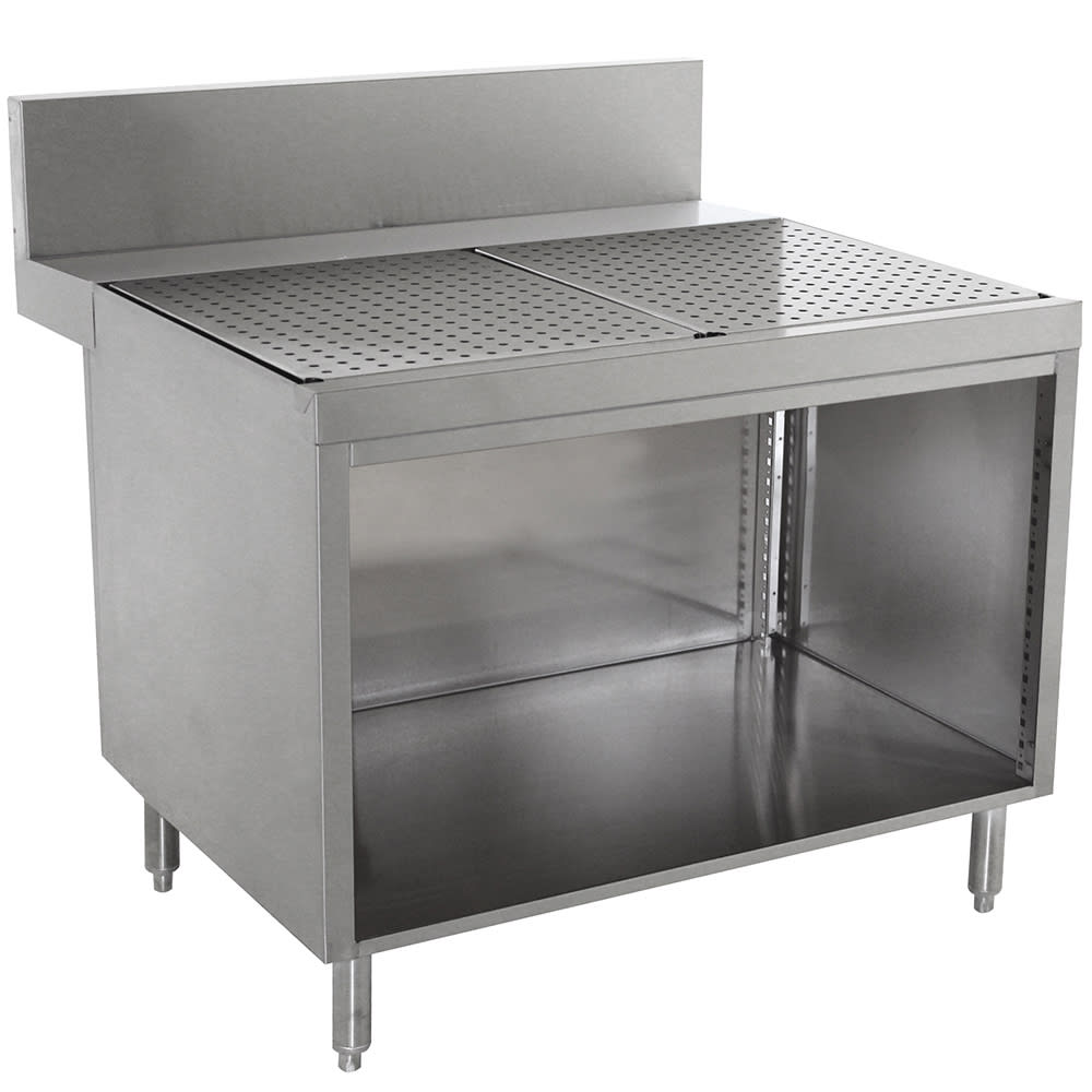 Advance Tabco PRSCO-24-48 48" Stationary Storage Cabinet w/ Open Base, 30" Front To Back