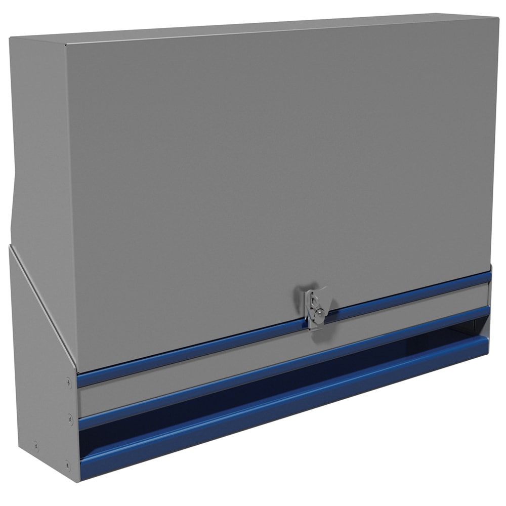 Advance Tabco PRSSR-18-LC 18" Single Tier Speed Rail w/ Locking Cover, Stainless