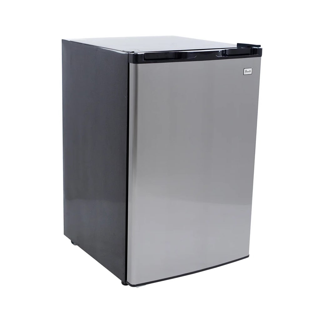 Avanti RMX45B3S 4.5 cu ft Compact Refrigerator w/ Solid Door - Stainless Steel, 120v