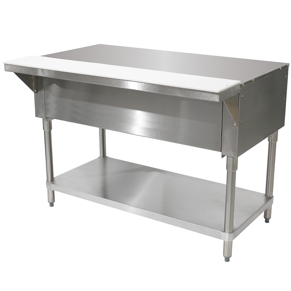 Advance Tabco STU-2 31 13/16" Stationary Serving Counter w/ Shelf & Stainless Top