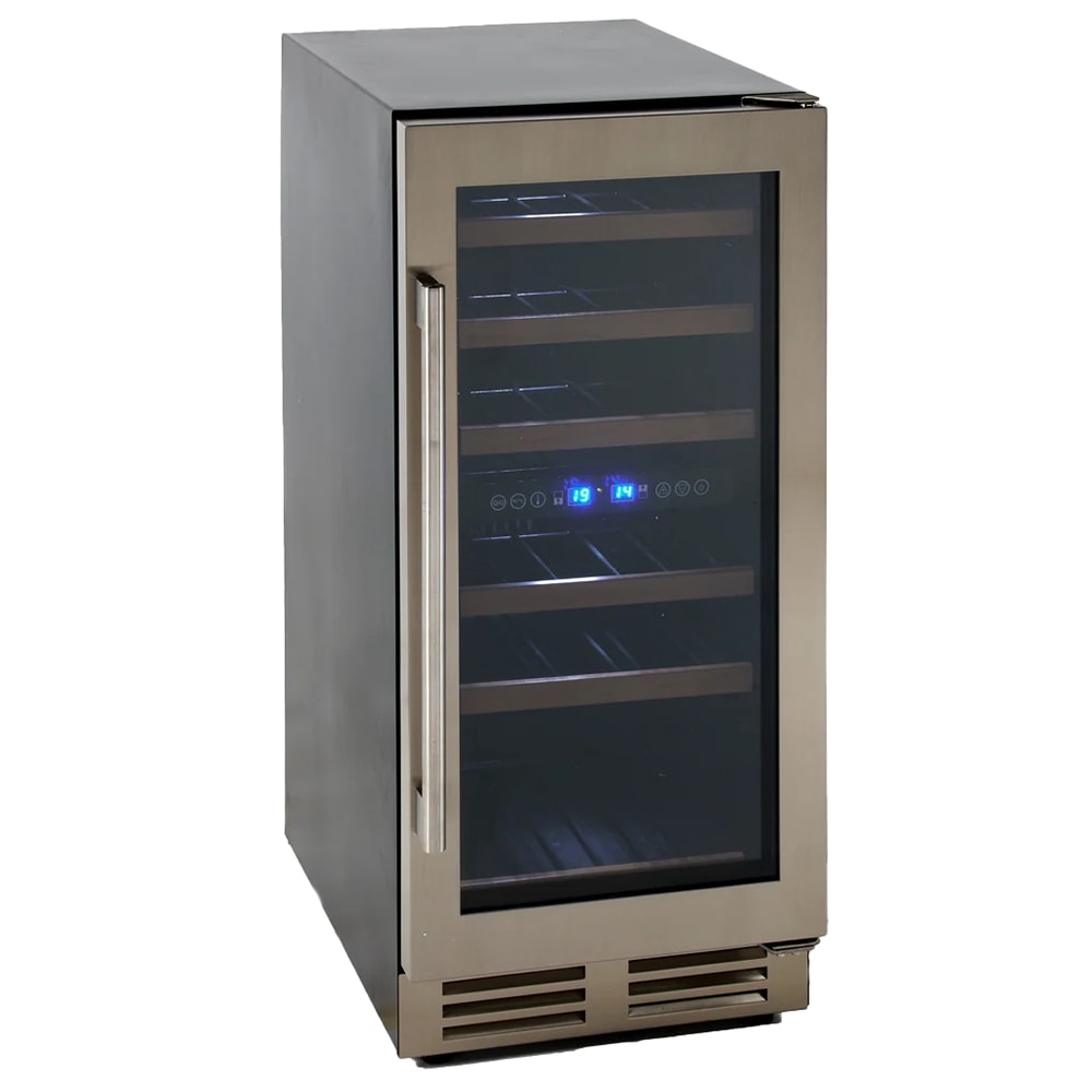 Avanti WCF282E3SD 15" DESIGNER Series One Section Wine Cooler w/ (2) Zones - 28 Bottle Capacity, 120v
