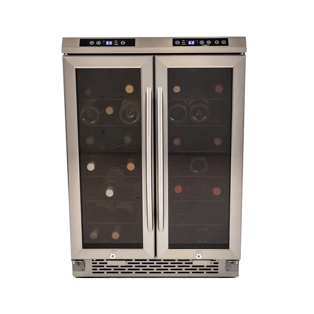 Avanti WCV38DZ 23 1/2" Two Section Wine Cooler w/ (2) Zones - 38 Bottle Capacity, 120v