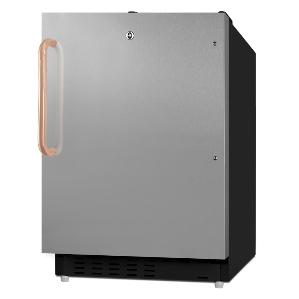 Accucold 19 7/8" Undercounter Refrigerator Freezer w/ (1) Section & (1) Solid Door - Stainless, 115v (ADA302BRFZSSTBC)