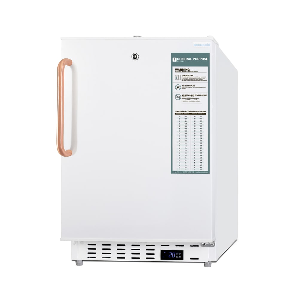 Accucold 2.47 cu ft Undercounter Medical Freezer w/ Solid Door - Locking, 115v (ADA305AFTBC)