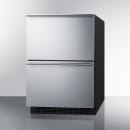 Summit ADFD243 24"W Undercounter Freezer w/ (1) Section & (2) Drawers - 115v thumbnail 2