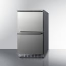 Summit ADRD18 18"W Undercounter Refrigerator w/ (1) Section & (2) Drawers - 115v thumbnail 7