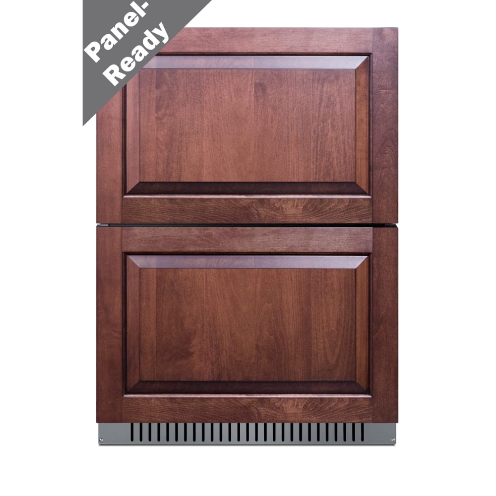 Summit ADRD241CSS 23 3/8" W Undercounter Refrigerator w/ (1) Section & (2) Drawers, 115v