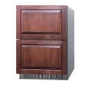 Summit ADRD241CSS 23 3/8" W Undercounter Refrigerator w/ (1) Section & (2) Drawers, 115v thumbnail 2