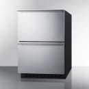 Summit ADRD241OS 24"W Outdoor Undercounter Refrigerator w/ (1) Section & (2) Drawers - 115v thumbnail 2