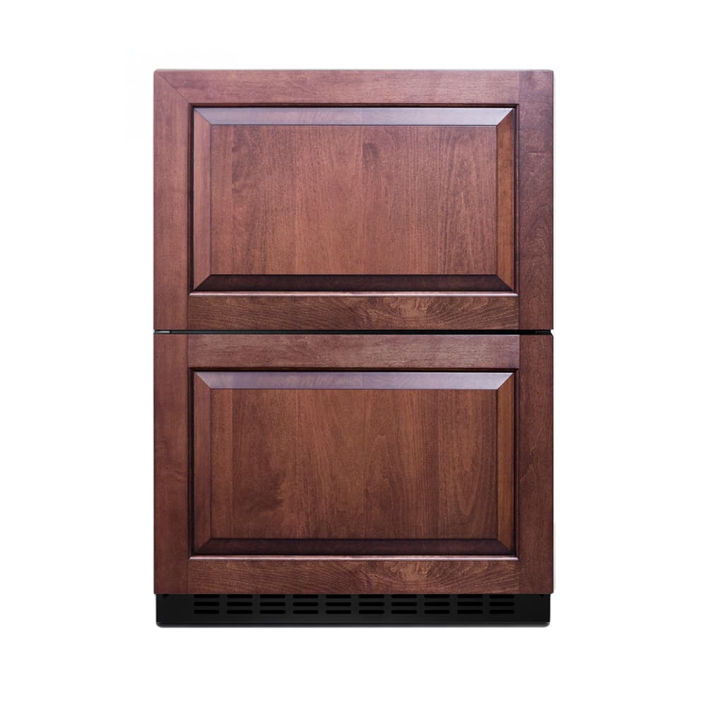 Summit ADRF244PNR 24"W Undercounter Refrigerator w/ (1) Section & (2) Drawers - 115v