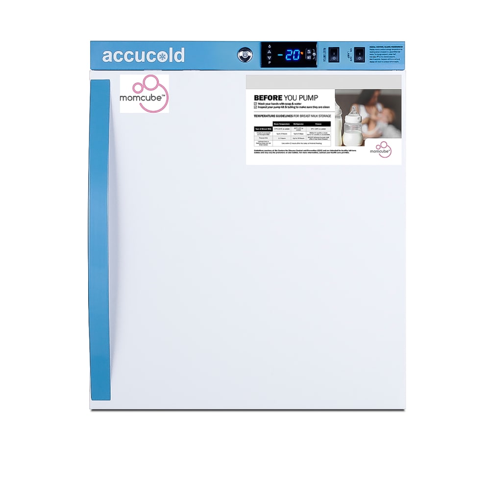 Accucold 1.4 cu ft MOMCUBE™ Countertop Breast Milk Freezer - Locking, 115v (AFZ1PVMC)