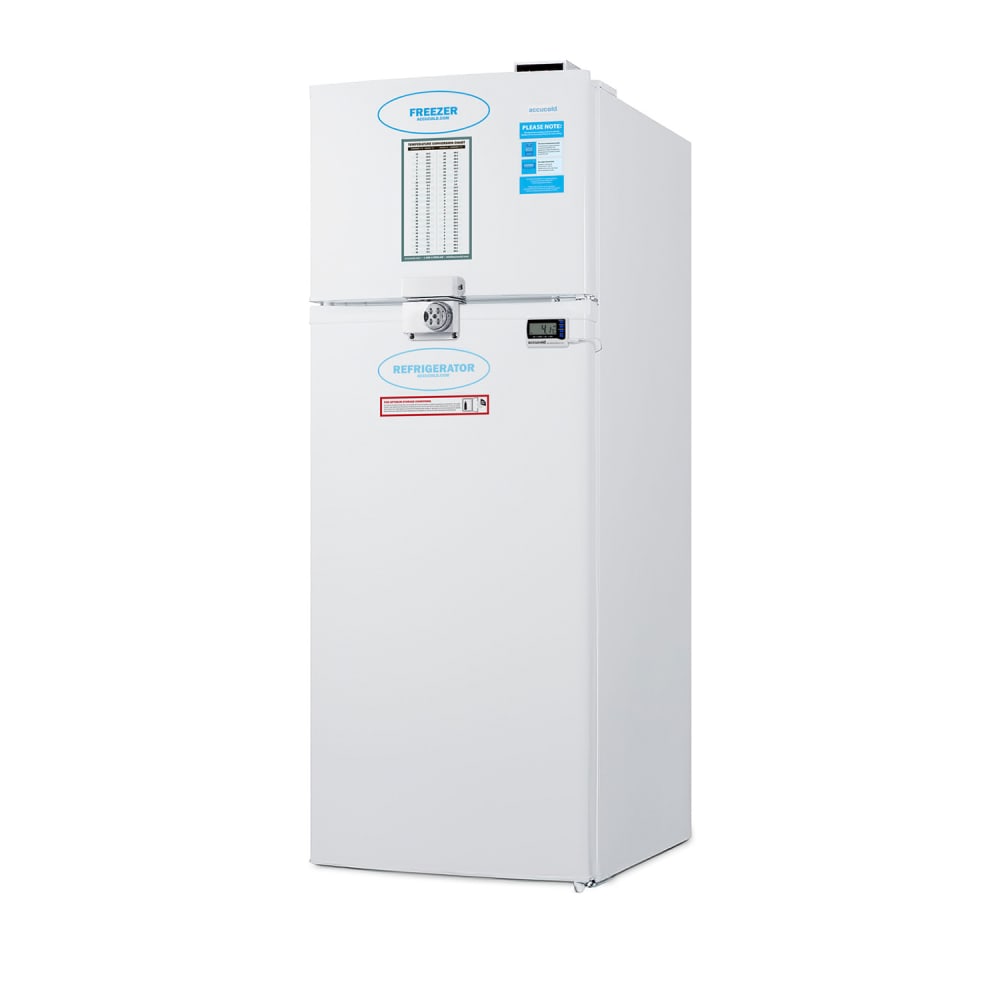 Accucold 7.1 cu ft Reach In Medical Refrigerator Freezer - White, 115v (AGP96RFLCAL)