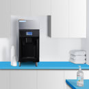 Accucold 220 lb Countertop Water & Nugget Ice Dispenser - 6 1/5 lb Storage, Cup Fill, Touch-Free, 115v (AIWD220FLTR) thumbnail 4