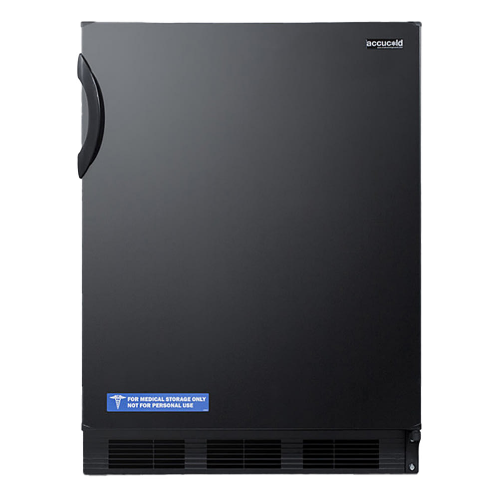 Accucold Undercounter Medical Refrigerator w/ Solid Door, 115v (AL752BK)