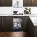 Summit ALBV2466PNR 23 1/2"W Undercounter Refrigerator w/ (1) Section & (1) Glass Door - Black, 115v thumbnail 6