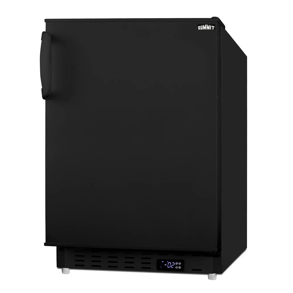 Summit ALFZ37B 19 3/4" Undercounter Freezer w/ (1) Solid Door - Black, 115v