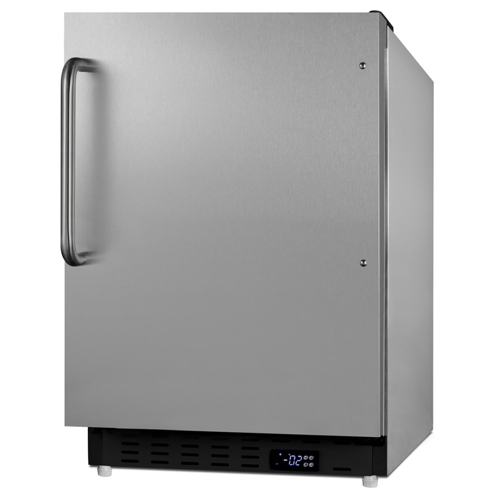 Summit ALFZ37BCSS 20" Undercounter Freezer w/ (1) Solid Door - Stainless Steel, 115v