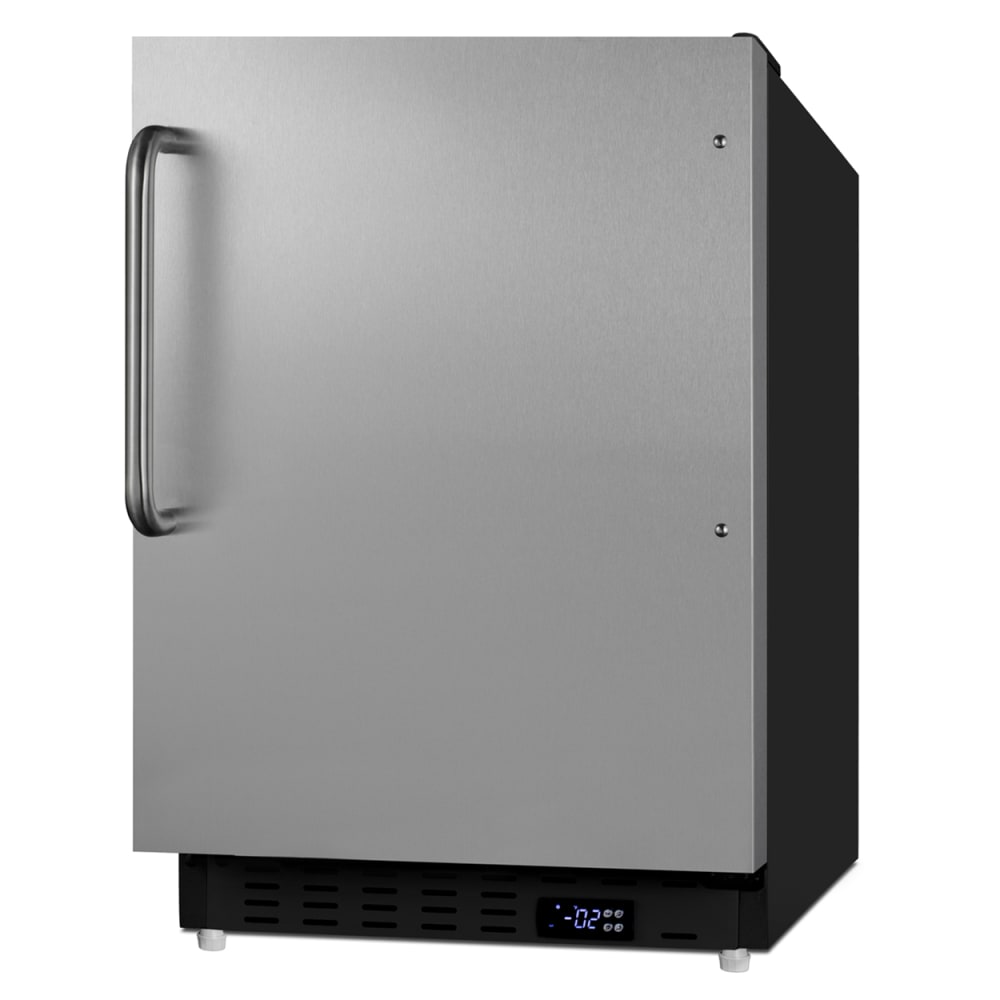 Summit ALFZ37BSSTB 19 7/8" Undercounter Freezer w/ (1) Solid Door - Stainless Steel, 115v