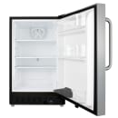 Summit ALR47BCSS 19 7/8"W Undercounter Refrigerator w/ (1) Section & (1) Solid Door - Stainless Steel, 115v thumbnail 4
