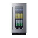 Summit ALWC15 14 3/4" One Section Built In Wine Cooler w/ (1) Zone - 23 Bottle Capacity, 115v thumbnail 3
