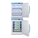 Accucold 9.88 cu ft Medical Refrigerator/Freezer Combo w/ Antimicrobial Handle - White, 115v (ARS6PV-AFZ5PVBIADAST) thumbnail 2