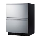 Summit ASDR2414 24" W Undercounter Refrigerator w/ (1) Section & (2) Drawers, 115v thumbnail 2