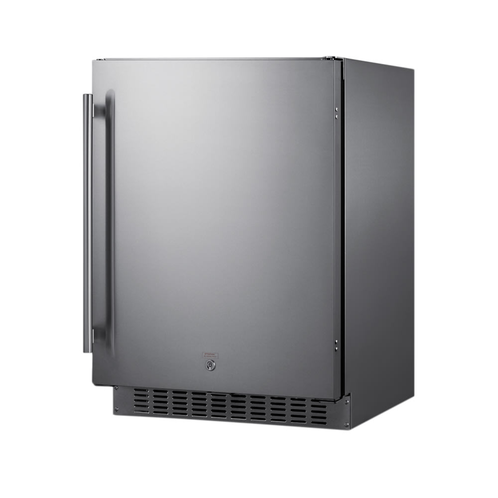 Summit ASDS2413CSS 23 3/8" W Undercounter Refrigerator w/ (1) Section & (1) Door, 115v