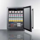 Summit ASDS2413CSS 23 3/8" W Undercounter Refrigerator w/ (1) Section & (1) Door, 115v thumbnail 4