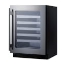 Summit ASDW2412 24" One Section Built In Wine Cooler w/ (1) Zone - 33 Bottle Capacity, 115v thumbnail 2