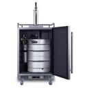 Summit BC74OSCOM 24" Kegerator Beer Dispenser w/ (3) 1/6 Keg Capacity - (1) Column, Stainless, 115v thumbnail 2